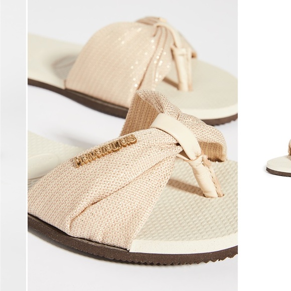 Havaianas You St. Tropez Shine Flip Flops - 7-8 (37-38) - Picture 2 of 6